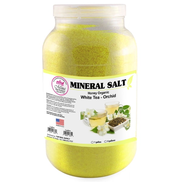 Mina Organic Mineral Salt, White Tea - Orchid (1 Gallon) -Relaxing Mineral Bath Salts for Sore Muscles, Professional Body Massage Supply - Walmart.com - Walmart.com Mina Organic Mineral Salt, White Tea - Orchid (1 Gallon) -Relaxing Mineral Bath Salts for Sore Muscles, Professional Body Massage Supply - Walmart.com - Walmart.com