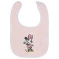 thumbnail image 2 of Baberos para bebés Disney Minnie Mouse, paquete de 10 unidades, algodón suave, absorbente, 2 of 6