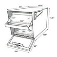 thumbnail image 2 of Mail Boss 7536 Street Safe Latitude Locking Security Mailbox, Black, 2 of 18