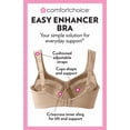 thumbnail image 4 of Comfort Choice Women's Plus Size Easy Enhancer Wireless Bra, 4 of 6