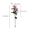 thumbnail image 3 of Fiudx Ofertas de la semana Luces LED solares para exteriores, lámpara rosa para jardín y patio, 3 of 3