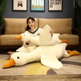 thumbnail image 2 of Juguete de peluche de ganso gigante de 50-160CM para niños, Animal relleno, pato suave, cojín, muñeca, juguetes para niños, novia, regalo de cumpleaños zhangyuxiang LED, 2 of 2