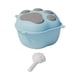 thumbnail image 1 of Contenedor de almacenamiento de comida para perros de gran capacidad, caja de arroz con tapa, granos de cocina Azul, 1 of 8