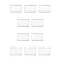 thumbnail image 1 of Sidaley 10 piezas Contenedor de bolsa con cremallera Conveniente Bolsa de documentos de PVC Bolsa de retención de documentos Contenedores de Type1 NO1, 1 of 6