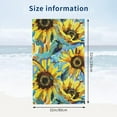 thumbnail image 4 of Yibo Sunflower on Yellow Background Beach Towel Absorbent Towel Lightweight Shower Towel for Bathroom Outdoor, 4 of 9