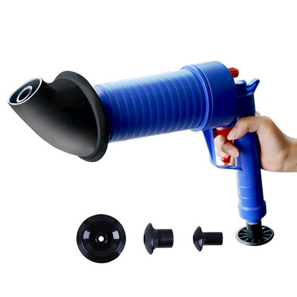 Dekaim Pompe de vidange, Nettoyeur de Pompe de vidange Air Power Blaster Débloque les adaptateurs Lavebo de Toilette Accueil