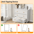 thumbnail image 3 of Wooden Dresser Chest with Clothes Storage Cabinet, Drawer Organizer, 3 of 7