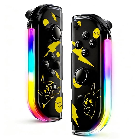 Game Controller for Switch,Wireless Joypad for Switch with RGB Lighting,Support Dual Vibration,Motion Control,Wake-up Function