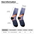 thumbnail image 2 of Fuzoiu Winter Fire Dragon Print Athletic Crew Socks for Men & Women,Casual Crew Socks,Above Ankle Crew Socks for Business, Casual, 2 of 6