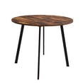 thumbnail image 5 of UBesGoo Simplistic Round Dining Table for 2/4, 35.4" Modern Kitchen Table Dinette Table for Dining Room, Rustic Brown, 5 of 5