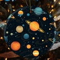 thumbnail image 4 of Christmas Ornament Space Planet Solar System Universe Planet Outer Galaxy Christmas Tree Ornaments Solar System Pattern Ornament for Christmas Tree Gifts Keepsake for Family, 4 of 8