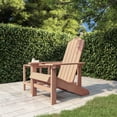 thumbnail image 1 of vidaXL Garden Adirondack Chair HDPE Brown, 1 of 4