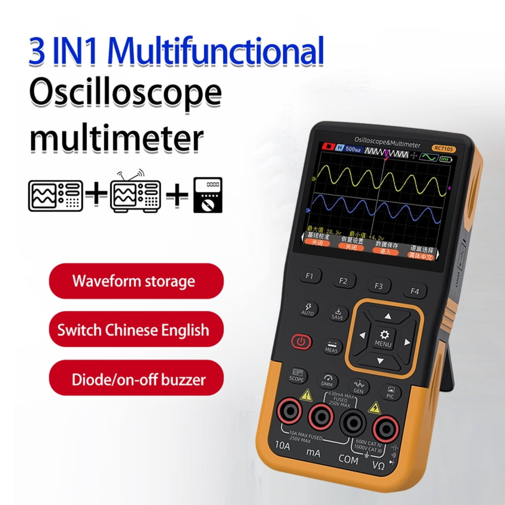 Easy to Use 50M Digital Oscilloscope with Clear Display Suitable for Begin