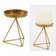 thumbnail image 5 of Candebros de hierro , candebros geométricos, para bodas, fiestas, chimenea, hogar y decoración navideña - De oro S Dorado S Sunnimix portavelas geométrico, 5 of 8