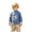 Blue, variant on Toddler Boy Outfits Boys Red Dragon Tang Jacket Traditional(Red,3-4 Years )