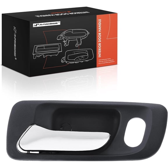 A-Premium Front Left Driver Side Interior Door Handle with Hole Compatible with Honda Accord 1998 1999 2000 2001 2002 Sedan 4-Door, Blue Housing with Chrome Lever, Replace# 72165S84A01ZA