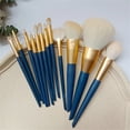 thumbnail image 3 of 12 Piece Makeup Brush Set for Face Powder Eyeshadow Highlighter - Suitable for All Skin Types for Makeup Enthusiasts and, 3 of 5