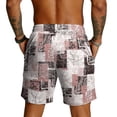 thumbnail image 5 of Men's Shorts Casual Summer Loose Fit Bermuda Shorts Elastic Waist Drawstring Pants with Pockets, 5 of 5