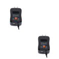 thumbnail image 1 of Cateissary Adaptador de CA/CC portátil, convertidor de transformador de fuente de alimentación ajustable de conmutación, 8 enchufes de 30W para, 1 of 6