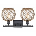 thumbnail image 2 of Innovations Lighting - Farmhouse Rope - 2 Light Bath Vanity In Industrial, 2 of 2