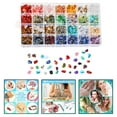 thumbnail image 5 of 28 Colors Gem Chips Beads Crystal Loose Beads Spacer Bulk Bracelet Jewelry Making DIY Craft Beads Only, 5 of 10
