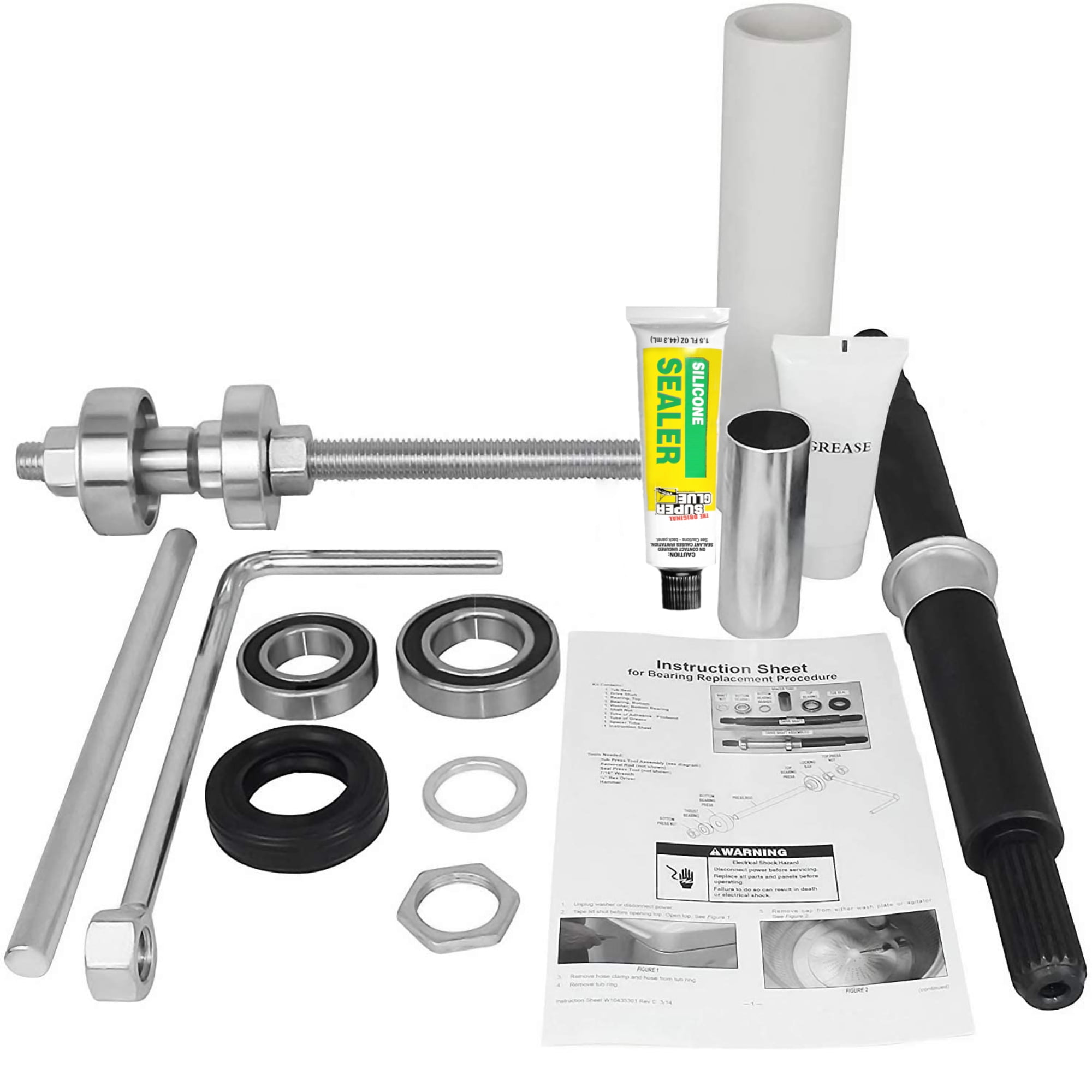 Cabrio High Quality Bearing Kit & Tool W10435302 and W10447783