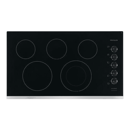 FFEC3625US 36 Built-in Electric Cooktop with 5 Elements; Quick Boil Element;  Ceramic Glass Cooktop and Hot Surface Indicator in Stainless Steel -  Walmart.com