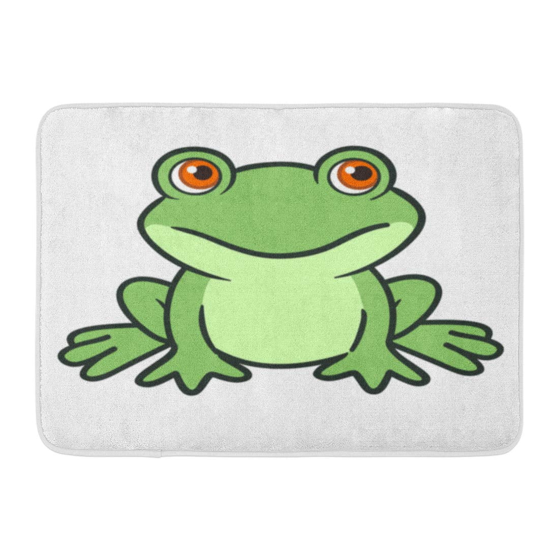GODPOK Baby Amphibian Cartoon Cute Funny Green Sitting Frog Character ...