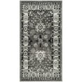 thumbnail image 5 of SAFAVIEH Vintage Hamadan Pema Traditional Area Rug, Grey/Black, 6'7" x 6'7" Round, 5 of 5