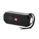 thumbnail image 2 of Injueey Altavoz Bluetooth portátil inalámbrico estéreo bajo caja de música altavoz exterior soporte TF/FM Radio/USB/AUX con linterna Cables de audio/vídeo Negro, 2 of 6