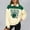 Green-2, variant on Football Sweatshirt for Women Game Day Print Long Sleeve Quarter Zip Up Football Season Pullover Fall Winter Tunic Tops