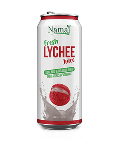 Namai Pure Lychee Juice, 10.8 fl oz Can, 24 Count