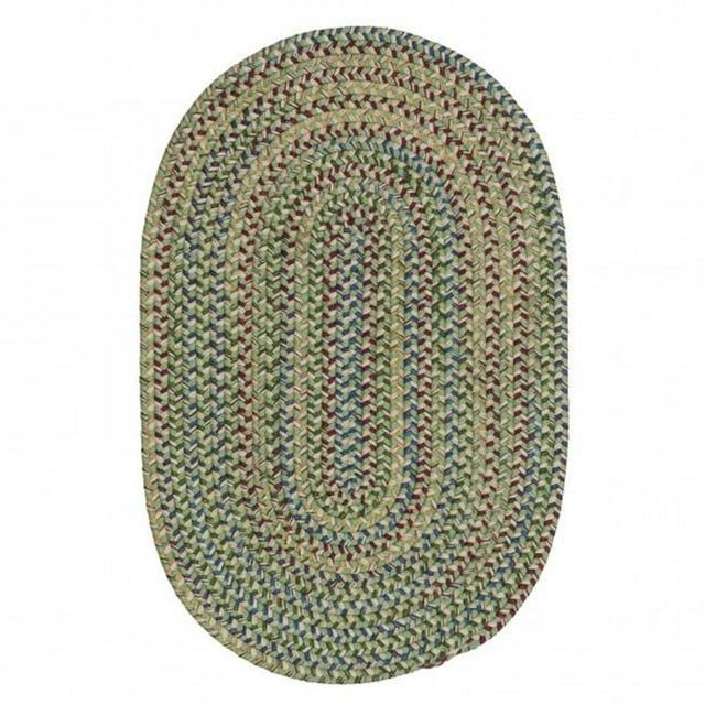 Colonial Mills WY52R048X084 4 x 7 Pi Worley Zone Ovale Tapis&44; Mousse Verte