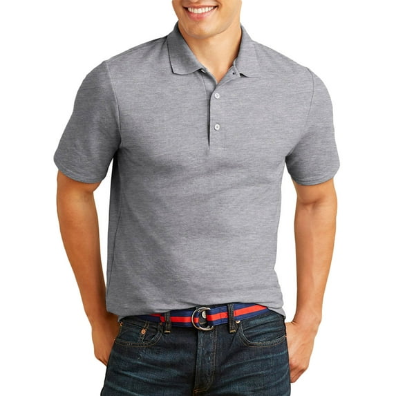 Gildan 72800 Dryblend Adult Polo Shirt -Sport Grey-Large