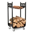thumbnail image 3 of Compact Log Rack, Cast Iron with Scrollwork Design, 3 of 5
