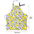 thumbnail image 5 of Picia Tropical Lemon Waterproof Apron for Unisex Adult - Adjustable Bib Apron with Pockets, Ideal for Cooking, Gardening, Painting, and Household Chores, 5 of 9