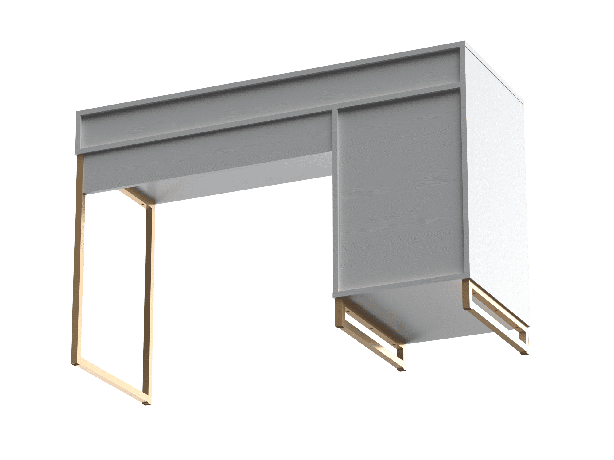 Mainstays Bureau d’écriture en bois et métal avec 1 tiroir et 1 porte pour adulte adolescent, 29,92 po. Mainstays Bureau d’écriture en bois et métal