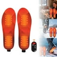 thumbnail image 2 of 1Pair Heated Insoles, USB Rechargeable Heated Insoles, DIY Customizable Electric Powered Shoe, for Winter Men and Women Outdoor Camping Skiing 8-13.5, 2 of 3