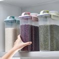 thumbnail image 2 of tredstone Good Sealing Cereal Storage Container Thoughtful Dry Food Storage Container For Kitchen Transparent Green, 2 of 6