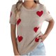 thumbnail image 1 of Blusas de Encaje de Manga Corta con Capucha de Cuello Redondo, 95% Poliéster 5% Spandex Camiseta Superior, 1 of 8