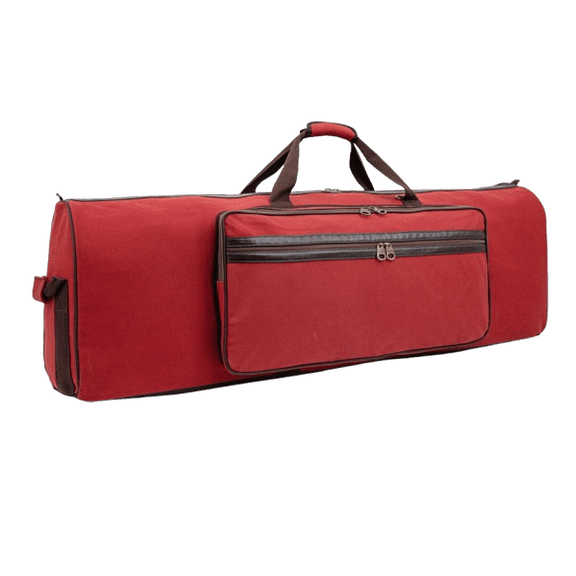 Barton Battle Bag Premium Duffle Drum Hardware Bag, 48" x 10" x 16", Brick Red