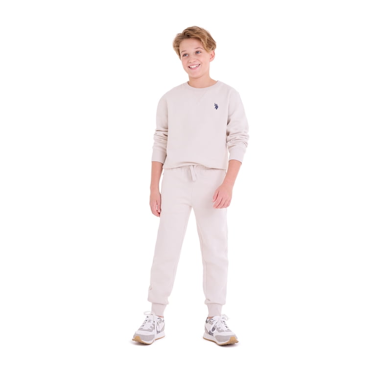 U.S. Polo Assn. Boys Fleece Crew Neck Pullover photo 2
