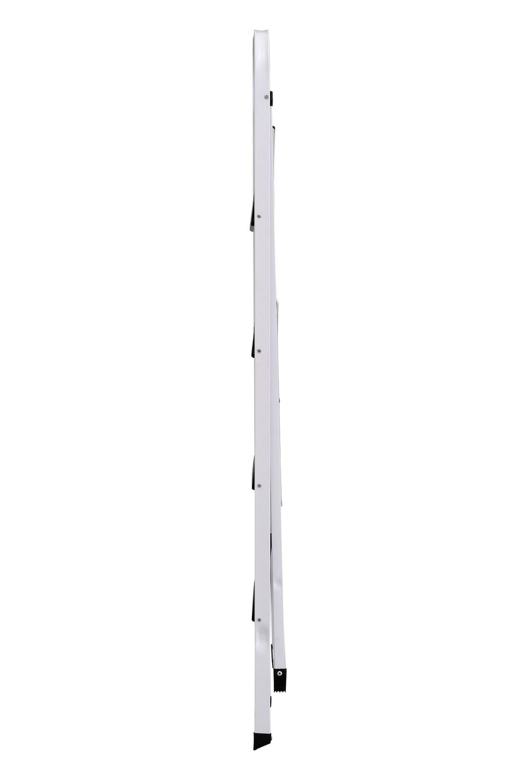Homeworks 4-Step Steel Folding Ladder with Wide Steps and Hand Grip
