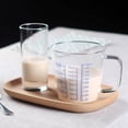thumbnail image 2 of MEASURING CUP,250ml--Transparent Glass Measuring Cup, 250ml-500ml, Heat Resistant, with Handle, Microwave Tool, 2 of 4