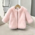 thumbnail image 3 of Favoffer Kids Girls Winter Warm Coats Jacket Clothes Outwear Overcoat Ear Hooded Faux Fur Thicken Fleece Toddler 1-12Y, 3 of 5