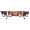 Loving Pets Double Diner Dog Bowl 2-Quart (Pack of 1)