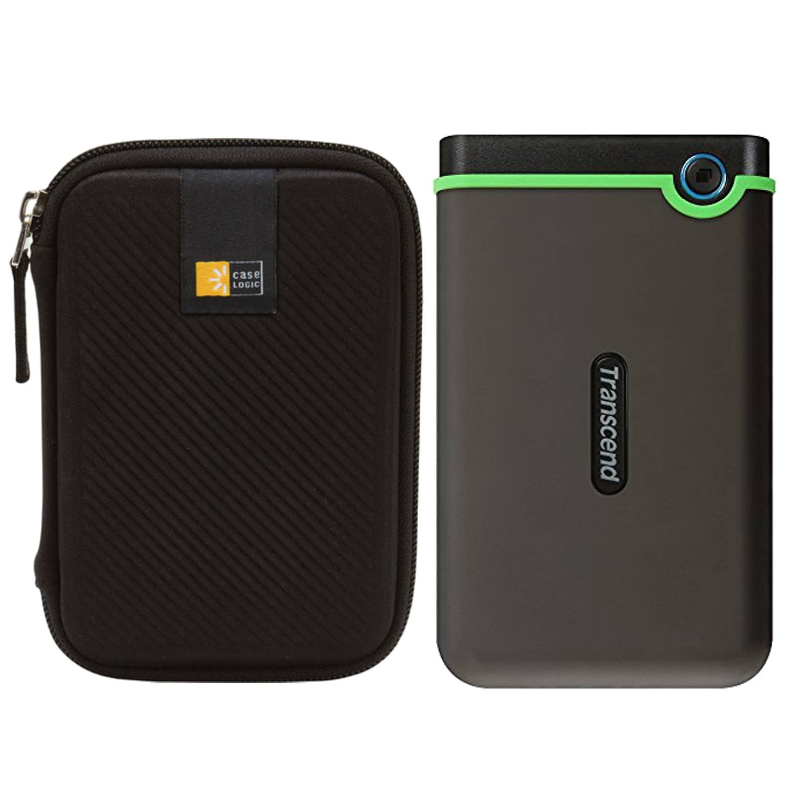 Transcend StoreJet 25M3C 2.5" External Hard Drive 2TB (Dark grey