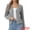 Gray, variant on DARING DIVA Women's Long Sleeve Cropped Knit Button Up Crochet Cardigan S Beige