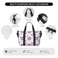thumbnail image 3 of Travel Duffle Bag Cow Print Flowers Butterfly Travel Tote Bags Carry on Luggage Waterproof Weekender Bags with Top Handle Adjustable Shoulde Strap for Travel Gym, 3 of 5
