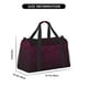 thumbnail image 3 of Fotbe Dark Purple Glitter Bolsa de Viaje con Estampado, Bolsa de Fin de Semana para Mujer con Compartimento para Zapatos, Bolsa de Gimnasio con Bolsillo Húmedo, 3 of 7